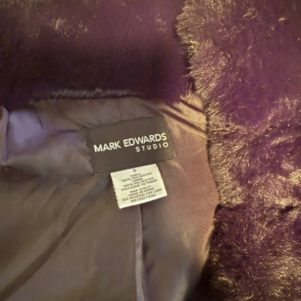 Faux Fur Black Vest - Picture 3 of 5